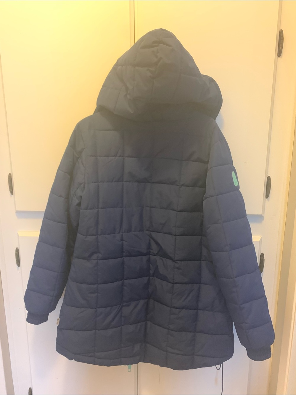2117 of Sweden Snow Parka/Jacket Hood Blue w/Red Gingham Winter Women Size M/L - Picture 2 of 16
